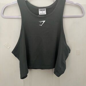 Gymshark Charcoal Crop Top